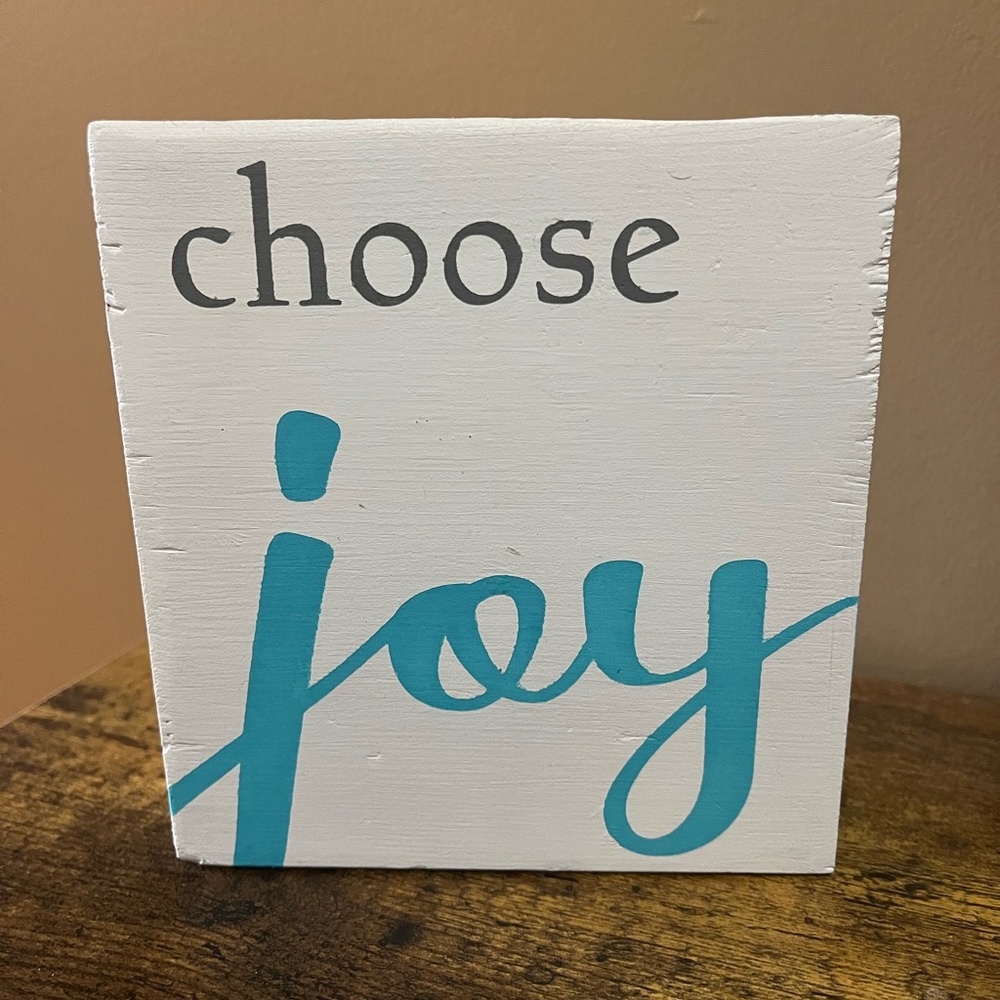 Motivational 'Choose Joy' Wall Art